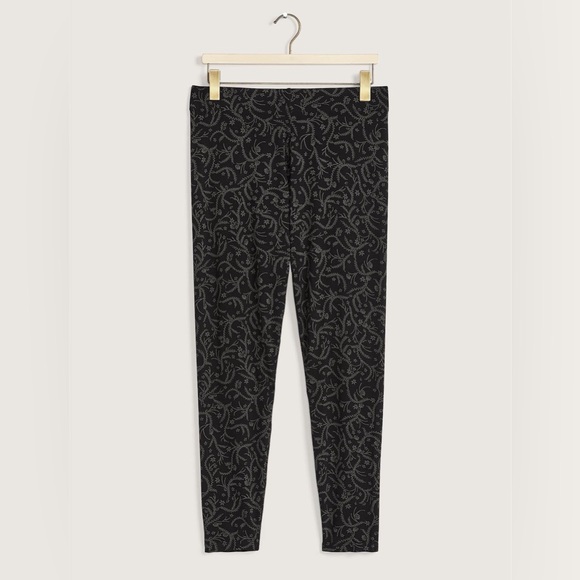 NWT 2X Penningtons Floral Printed Leggings - Picture 4 of 8